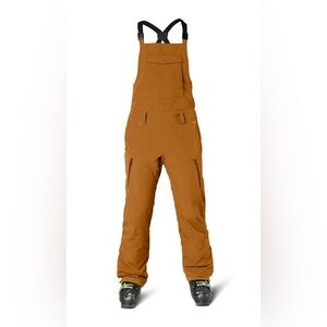 Flylow snow bibs snowboarding skiing overalls like new